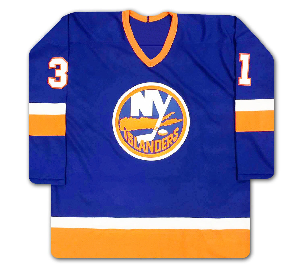 Billy Smith Autographed New York Islanders Blue Jersey