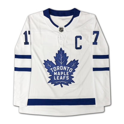 Wendel Clark Autographed Toronto Maple Leafs White Jersey