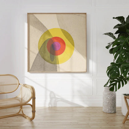 Bauhaus Art Print: Joost Schmidt Mid-Century Modern Giclee on Hahnemuhle Paper (1x1)