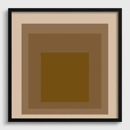 Josef Albers 'Going Dutch' Giclee Print: Mid-Century Modern Art 'Homage to the Square'