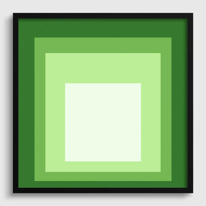 Impression Giclée inspirée de l'œuvre « Hommage au carré » de Josef Albers : Art Moderne du Milieu du XXe Siècle