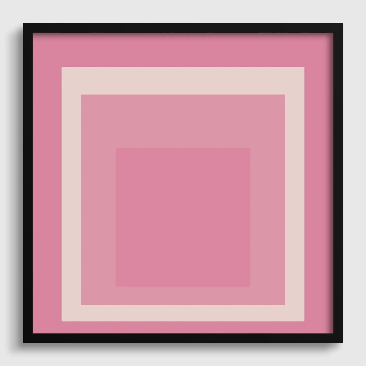 Josef Albers Inspired - Margot - 'Homage to the Square' Giclee Print: Mid-Century Modern Art