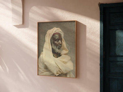 Josep Tapir√≥ Bar√≥ - Moorish Elder | Famous Orientalist Art (available handframed or unframed)