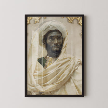 Josep Tapir√≥ Bar√≥ - Moorish Man | Famous Orientalist Art (available handframed or unframed)