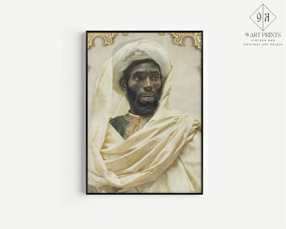 Josep Tapir√≥ Bar√≥ - Moorish Man | Famous Orientalist Art (available handframed or unframed)