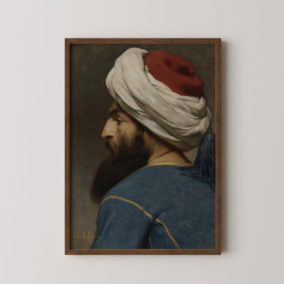 Jules Joseph Lefebvre - Portrait d'un Ottoman | Art Orientaliste (disponible encadré à la main ou sans cadre)