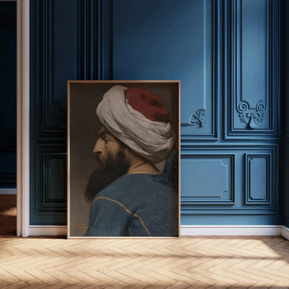 Jules Joseph Lefebvre - Portrait d'un Ottoman | Art Orientaliste (disponible encadré à la main ou sans cadre)