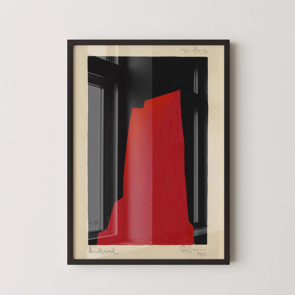 Karl Wiener - Monument | Modern Abstract Art (available handframed or unframed)