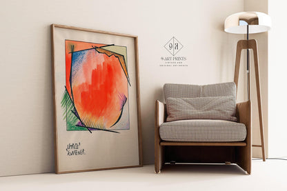 Karl Wiener - Umriss (Outline) | Modern Abstract Art (available handframed or unframed)