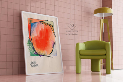 Karl Wiener - Umriss (Outline) | Modern Abstract Art (available handframed or unframed)
