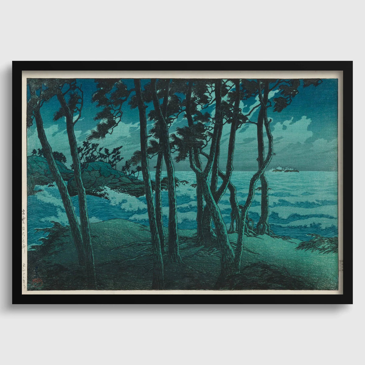 Kawase Hasui Japanese Art Print: Izumo Seafront Vintage Giclee