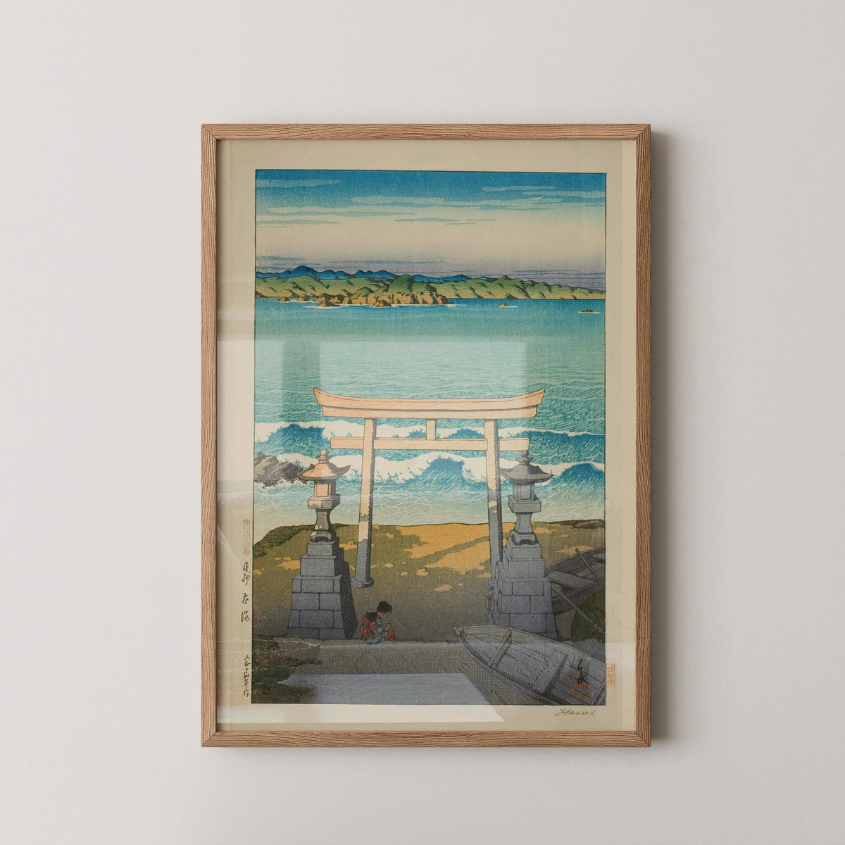 Kawase Hasui Pacific Ocean Print: Vintage Japanese Woodblock Art