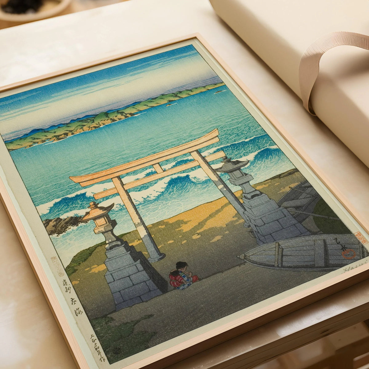 Kawase Hasui Pacific Ocean Print: Vintage Japanese Woodblock Art