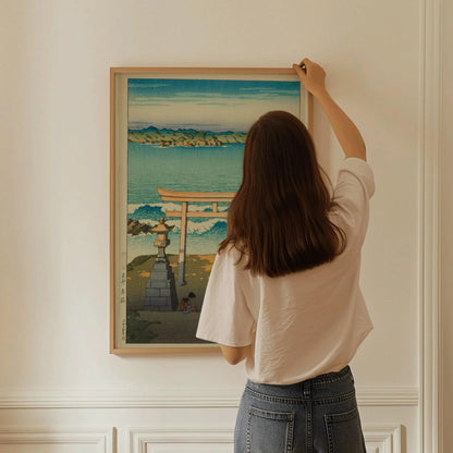 Kawase Hasui Pacific Ocean Print: Vintage Japanese Woodblock Art