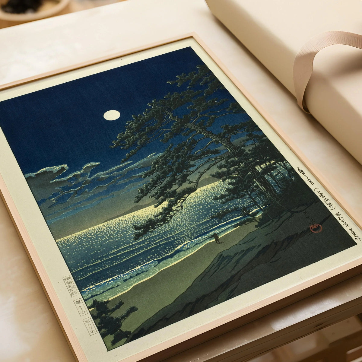 Kawase Hasui Spring Moon Print: Japanese Woodblock Art Ukiyo-e