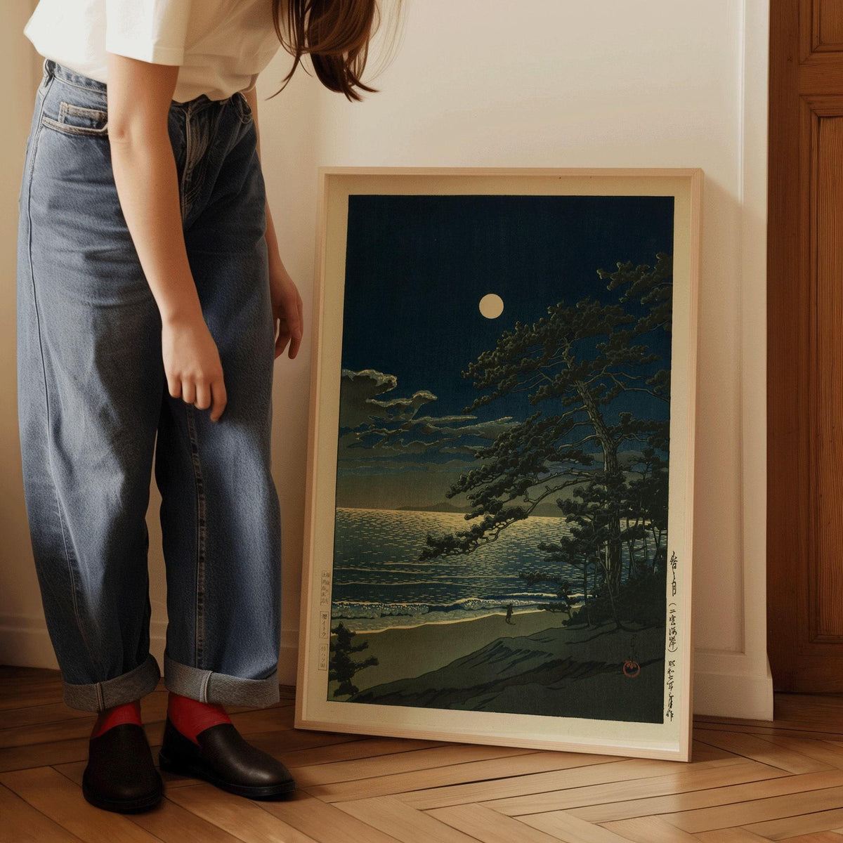 Kawase Hasui Spring Moon Print: Japanese Woodblock Art Ukiyo-e