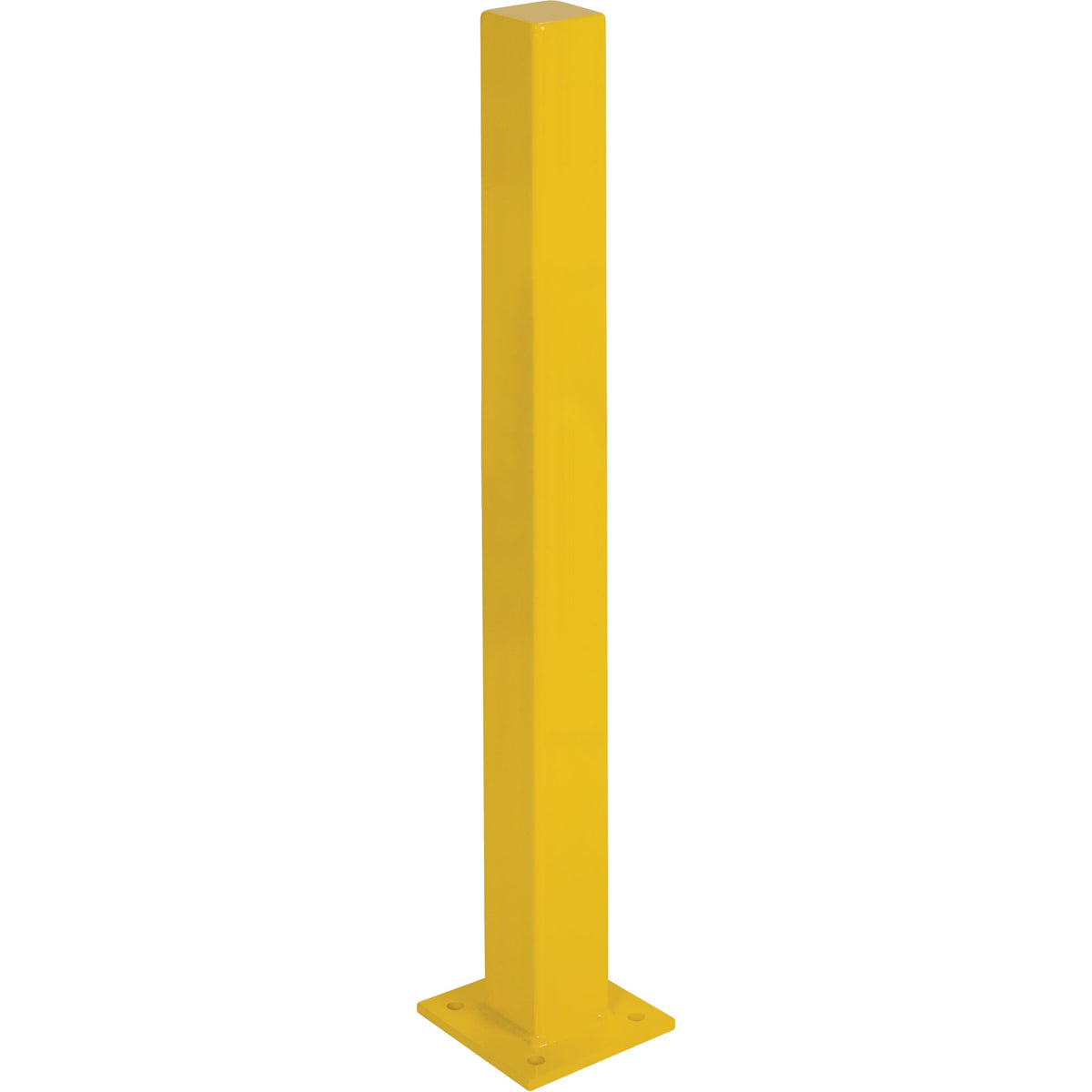 Heavy-Duty Bollards, Steel, 48" H x 4" W, Yellow