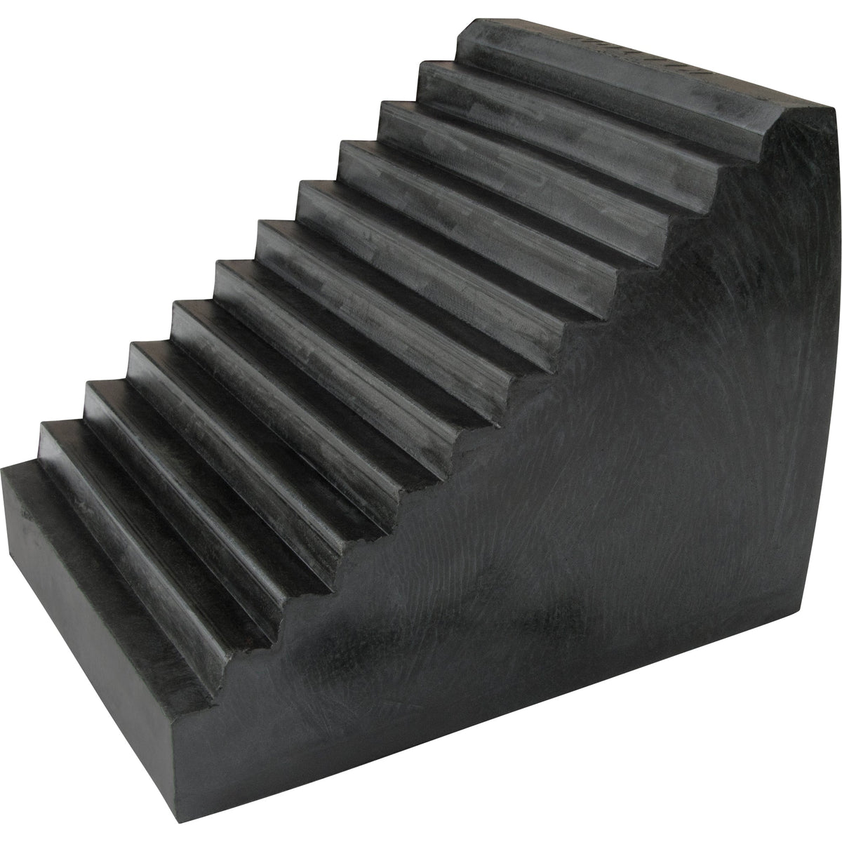 Cale de roue, 9-1/2" x 6-1/2" x 7-1/2", noire