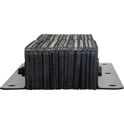 Butoirs de quai laminés, verticaux, en caoutchouc, 11" L x 4" P x 24" H