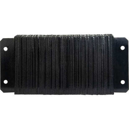 Butoirs de quai laminés, horizontaux, en caoutchouc, 24 po L x 4 po P x 12 po H
