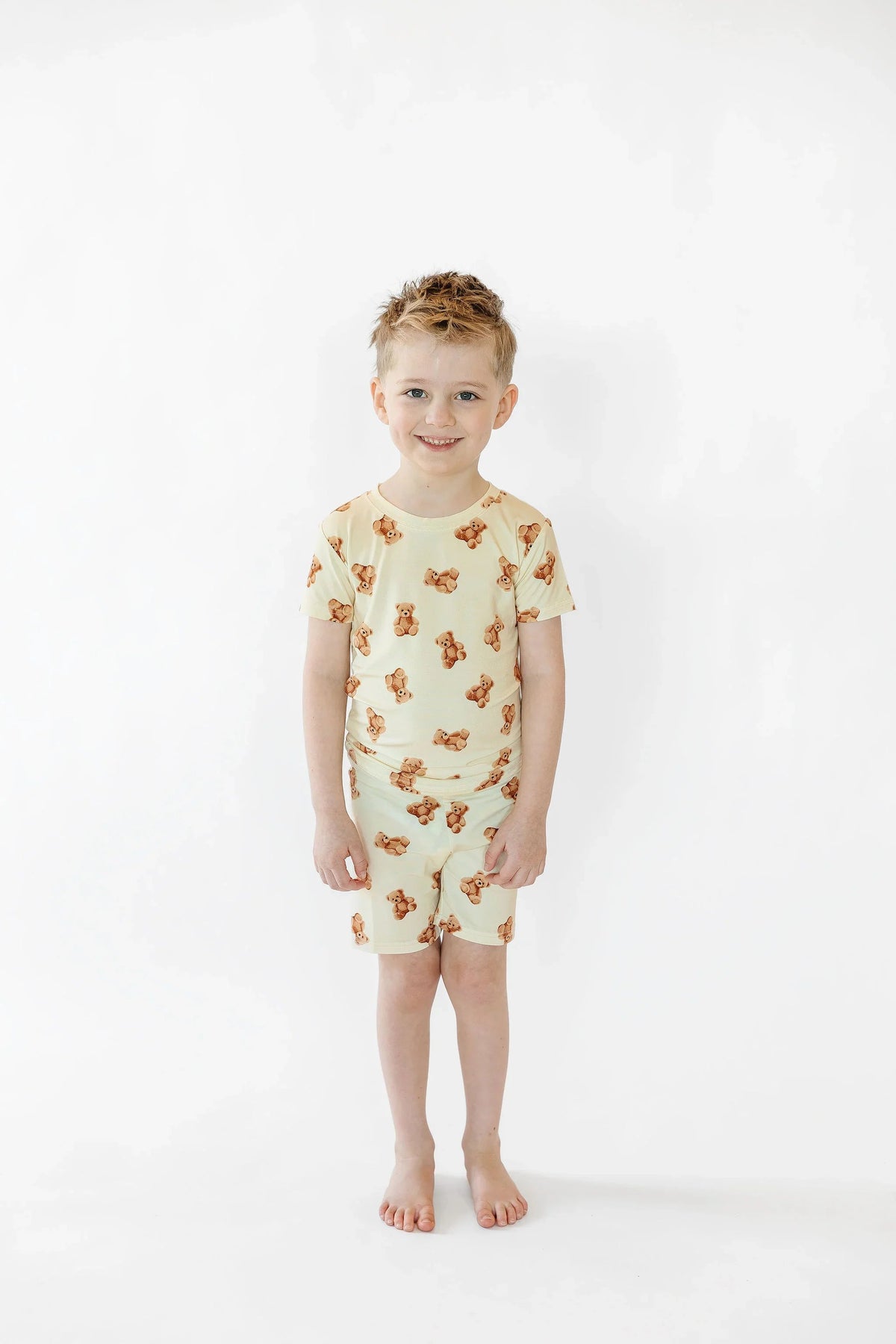 Kids Teddy Bear Pajama Shorts