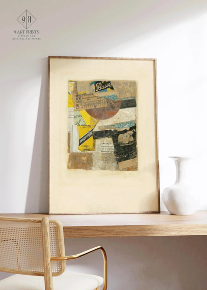 Kurt Schwitters C 31 Giclee Print: Dadaist Collage Art