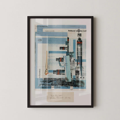 Kurt Schwitters Collage Art Print: Dadaist Constructivist Giclee Print