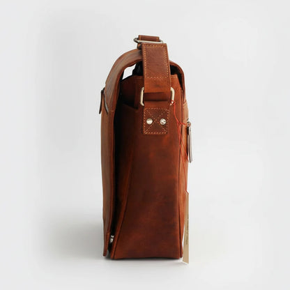 Sacoche pour ordinateur portable en cuir Greenwood