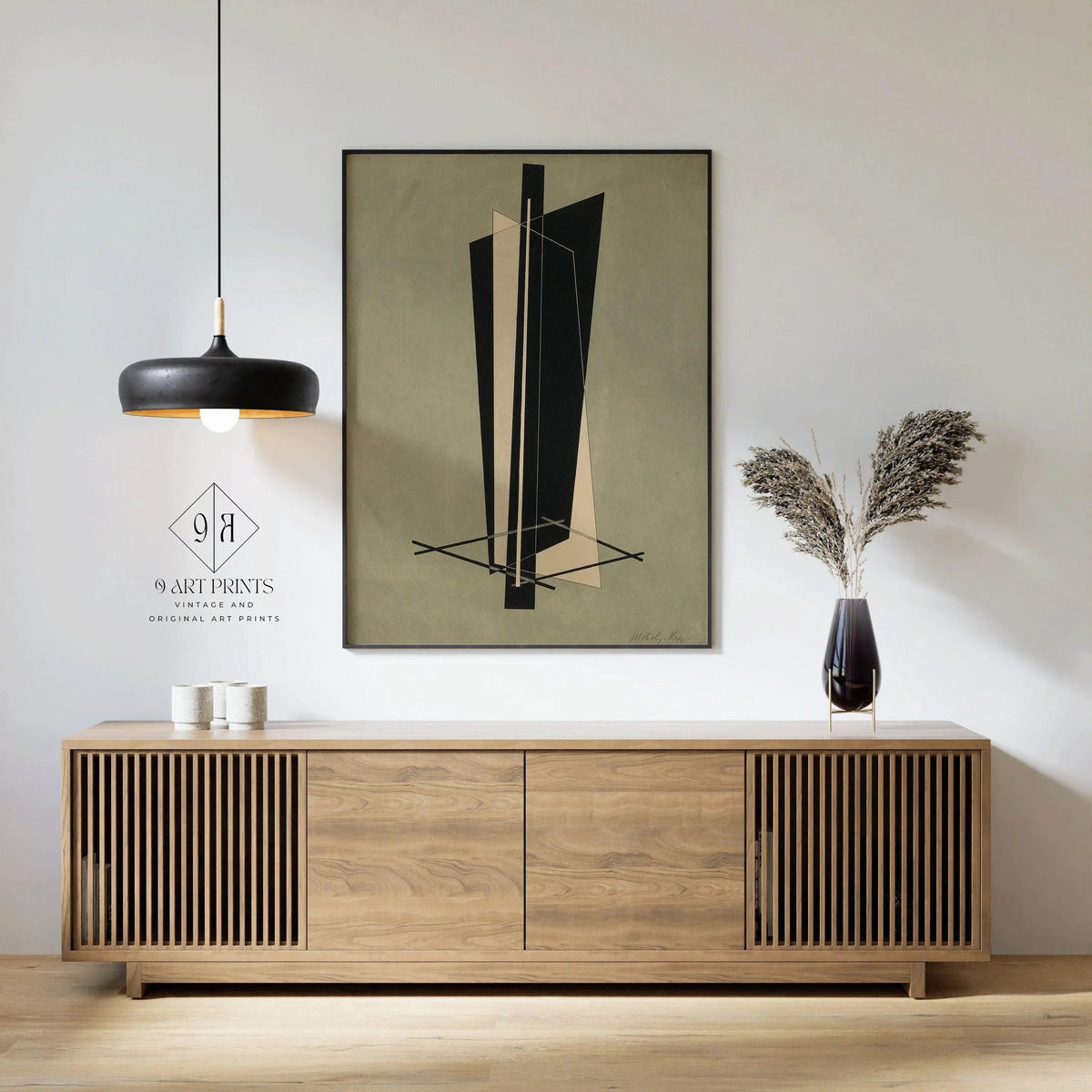 Moholy-Nagy Bauhaus Print: Kestnermappe Abstract Art (Handframed Available)