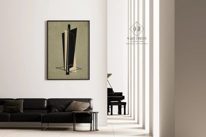 Moholy-Nagy Bauhaus Print: Kestnermappe Abstract Art (Handframed Available)