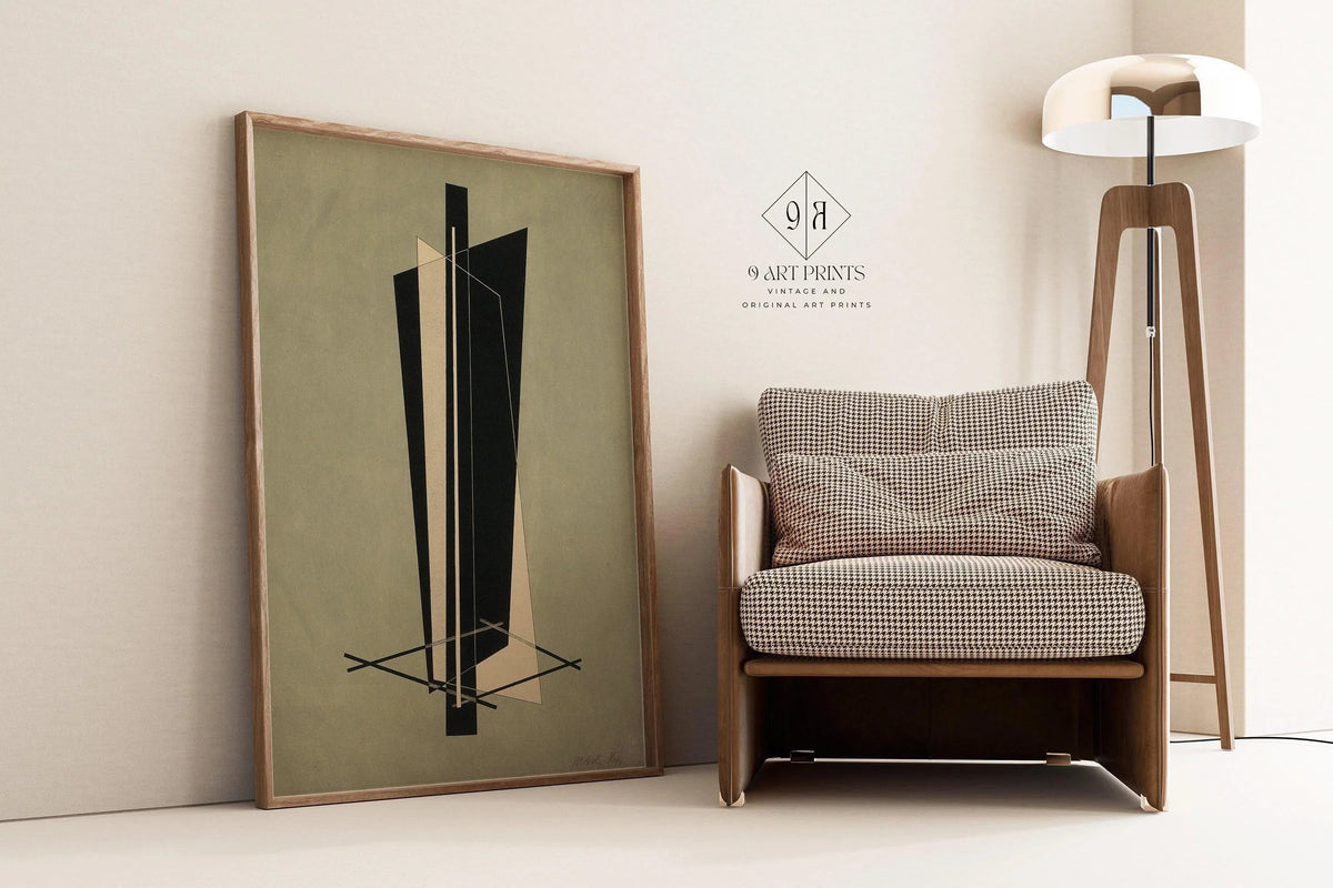 Moholy-Nagy Bauhaus Print: Kestnermappe Abstract Art (Handframed Available)