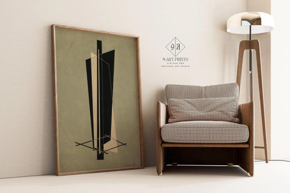 Moholy-Nagy Bauhaus Print: Kestnermappe Abstract Art (Handframed Available)
