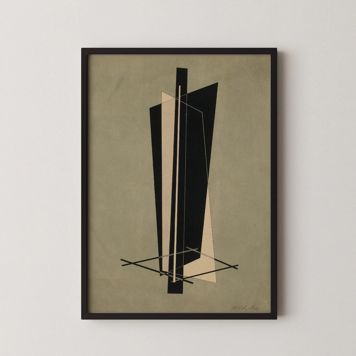 Moholy-Nagy Bauhaus Print: Kestnermappe Abstract Art (Handframed Available)