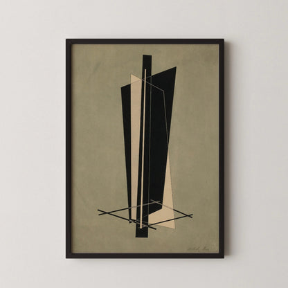 Moholy-Nagy Bauhaus Print: Kestnermappe Abstract Art (Handframed Available)