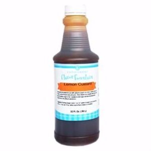 Arôme de Crème Pâtissière au Citron - 4 oz. - 32 oz. - Arômes pour Crèmes Glacées et Boissons - LorAnn Oils - Distribution Canadienne - Livraison Gratuite au Canada pour les Commandes de Plus de 199 CAD