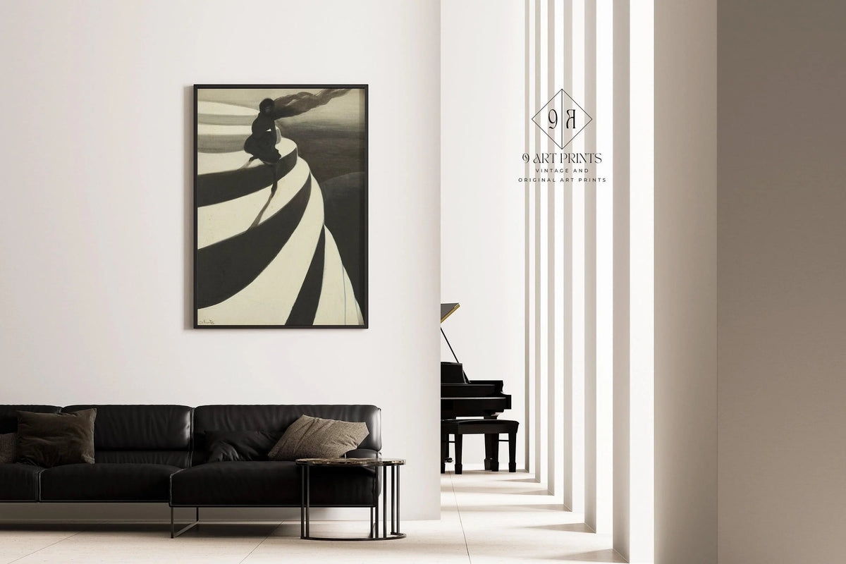 L√©on Spilliaert "Vertigo" Art Print: Dark Academia Symbolist Wall Art