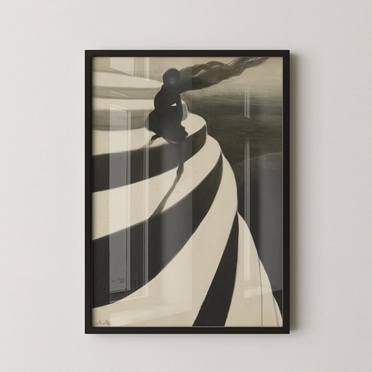 L√©on Spilliaert "Vertigo" Art Print: Dark Academia Symbolist Wall Art