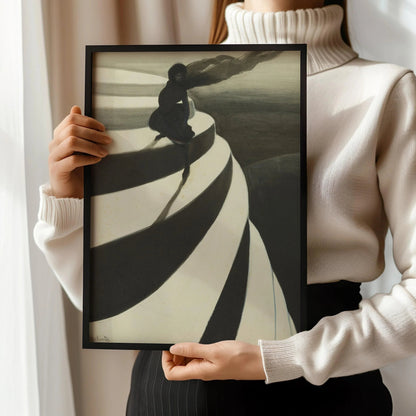 L√©on Spilliaert "Vertigo" Art Print: Dark Academia Symbolist Wall Art