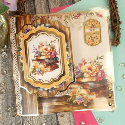Rêves floraux : acétate de luxe orné d’éléments métallisés