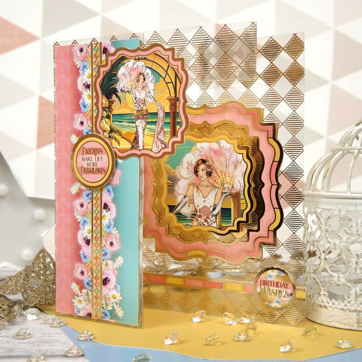 Feuille d'acétate de luxe Art Déco Paradise