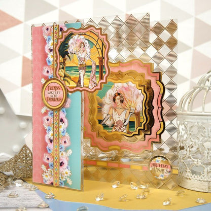 Feuille d'acétate de luxe Art Déco Paradise