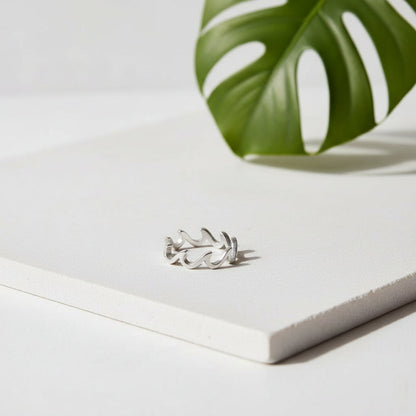 Bague Vague – Plaqué argent