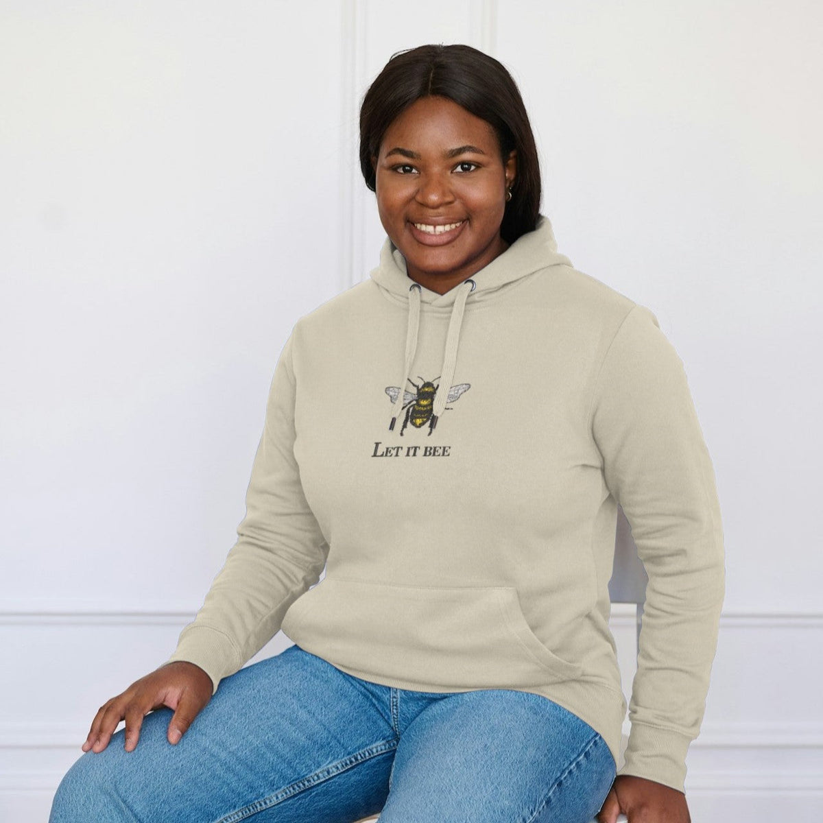 Hoodie "Let it Bee" brodé