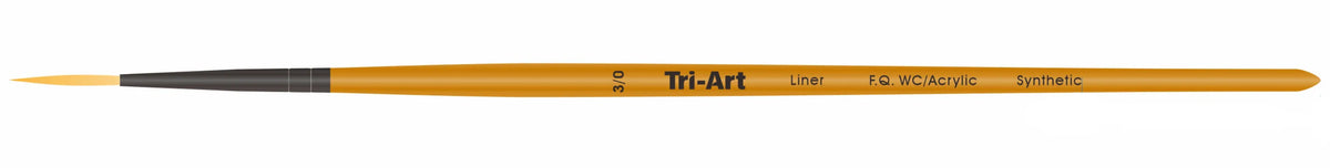 Pinceaux d'artiste Tri-Art - Synthétique court - WC/Acryl - Traceur - 3/0