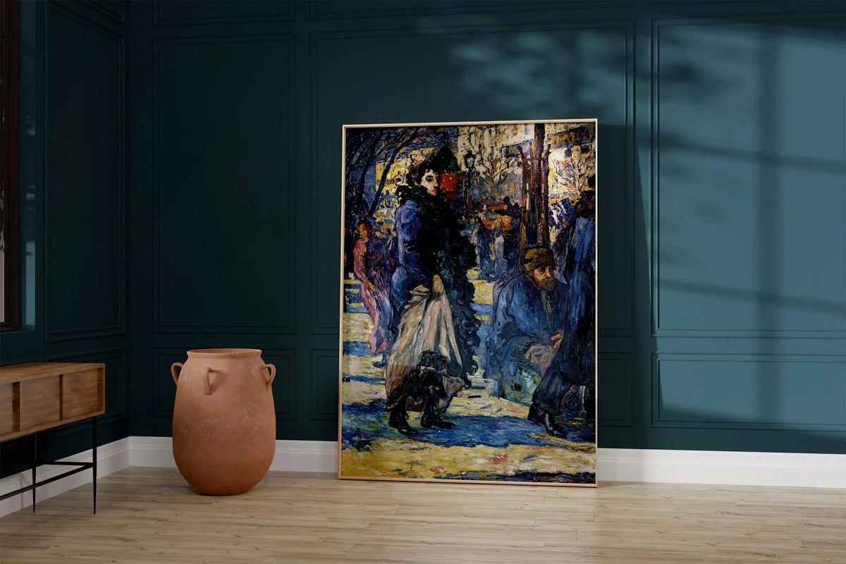 Louis Valtat Fauvist Art Print: Sur Le Boulevard, Giclee Fine Art
