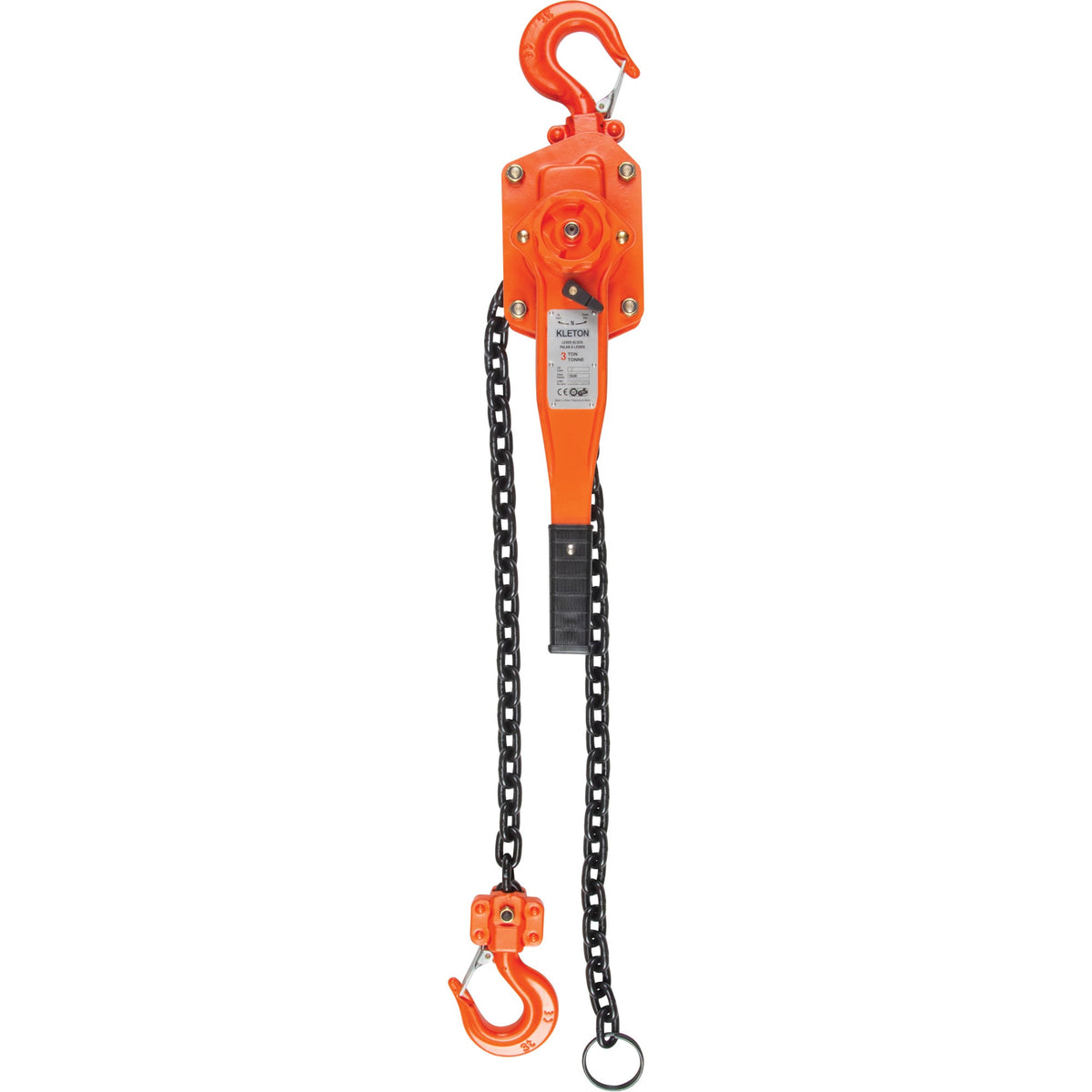 Lever Hoist, 5' Lift, 2000 lbs. (1 tons) Capacity, Alloy Steel Chain