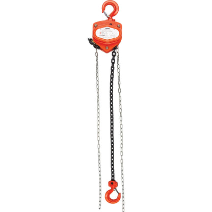 Chain Hoist, 10' Lift, 2000 lbs. (1 tons) Capacity, Alloy Steel Chain