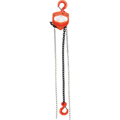 Chain Hoist, 20' Lift, 3000 lbs. (1.5 tons) Capacity, Alloy Steel Chain