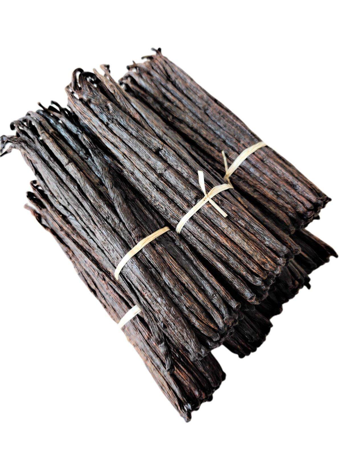 Madagascar Bourbon Extract Vanilla Beans Grade-B <br>For Extract Making<BR>By Pound