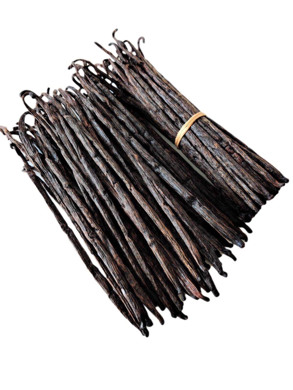 Gousses de vanille de Madagascar Bourbon de catégorie B <br>Pour la fabrication d'extraits<BR>Par quantité